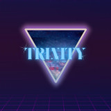 ein Dreieck auf dem TRINITY steht